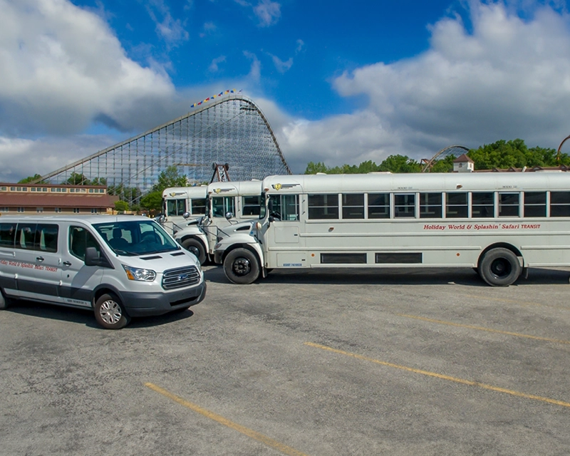 Team Member Transportation at Holiday World & Splashin' Safari.